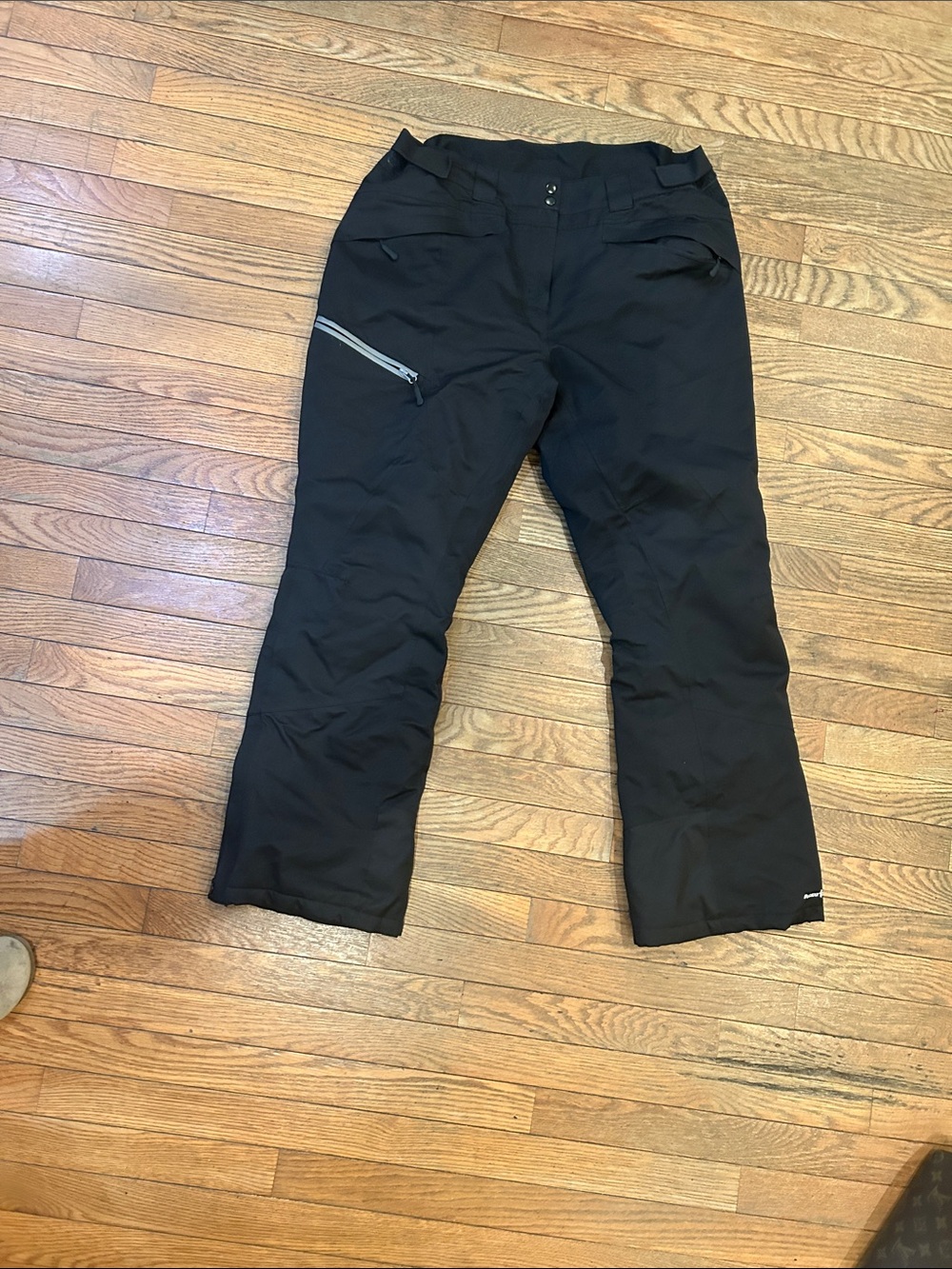 Men's Black Weather-Resistant Utility Pants
